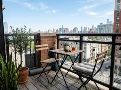 Outdoor patio furniture set